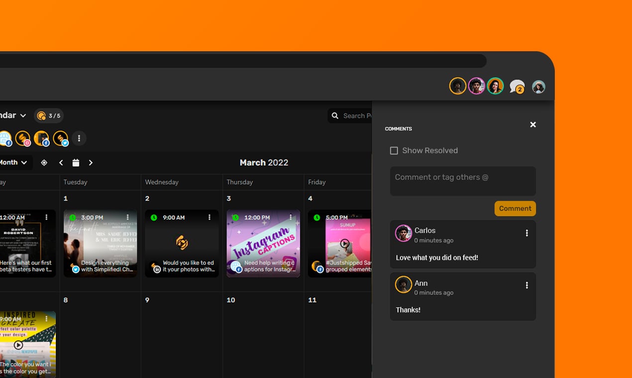 Outil de gestion des médias sociaux pour les agences