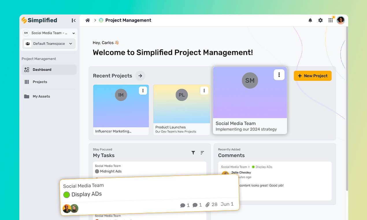 Simplified - Project Management