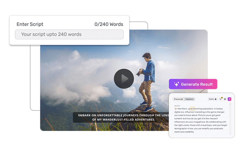 Script de IA a vídeo