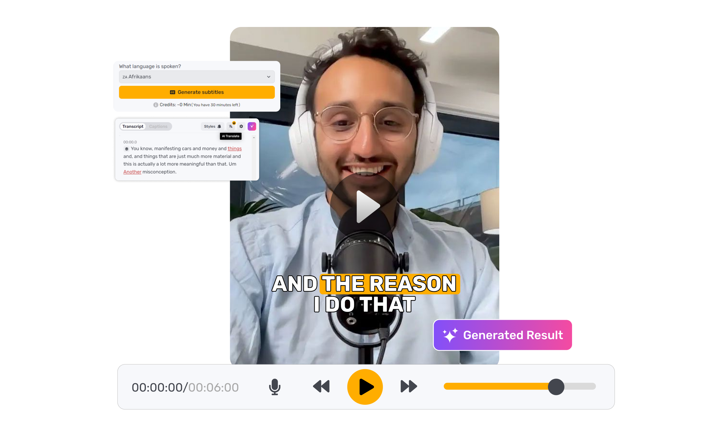 Free AI Subtitle Generator