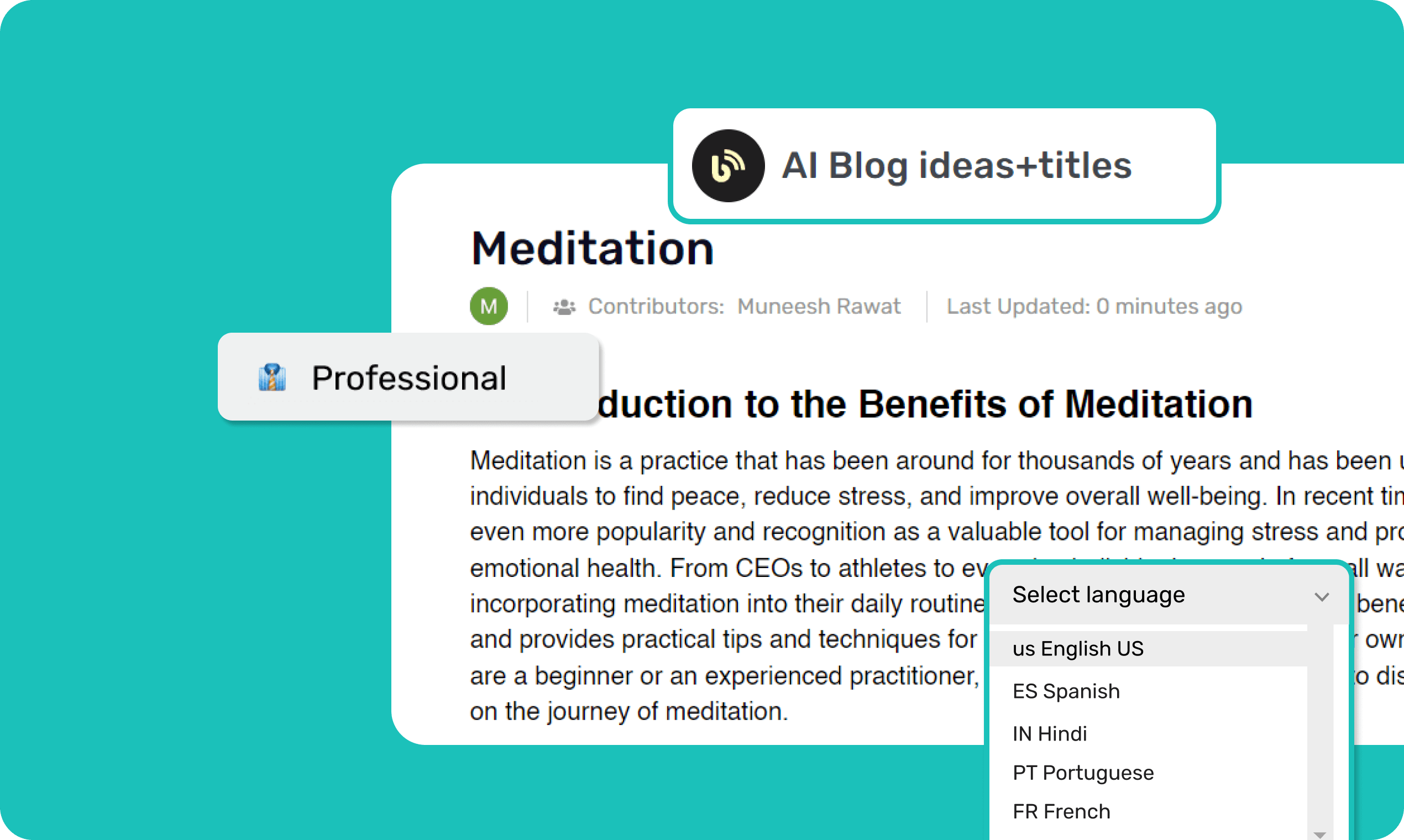 AI Blog Writer Tool AI Blog Writer Tool