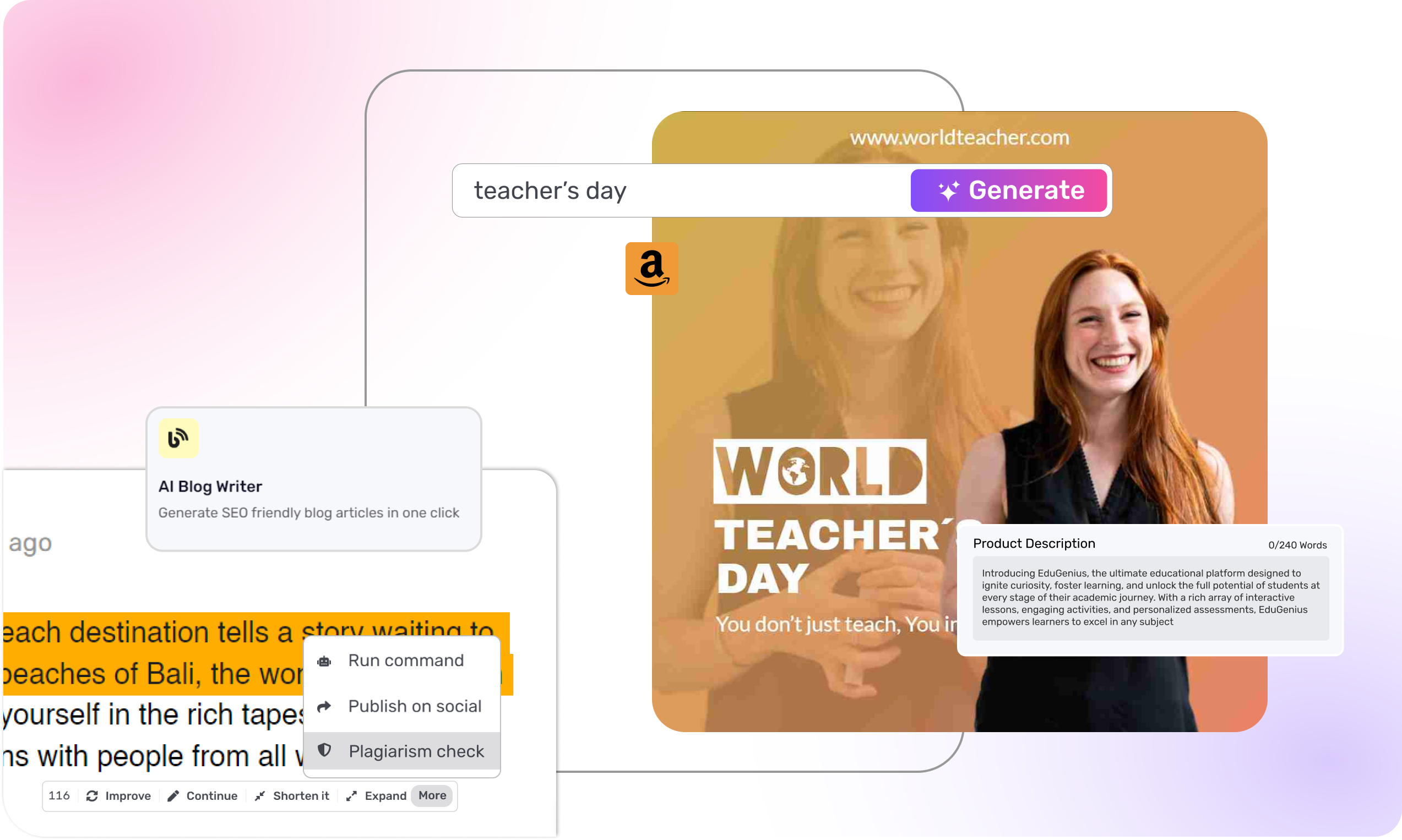 Simplified AI for Education