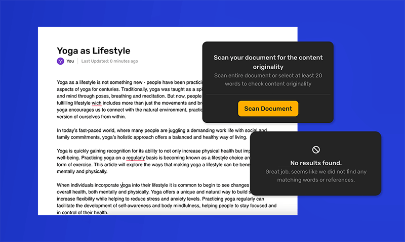 Ferramenta de verificação de plágio de IA
