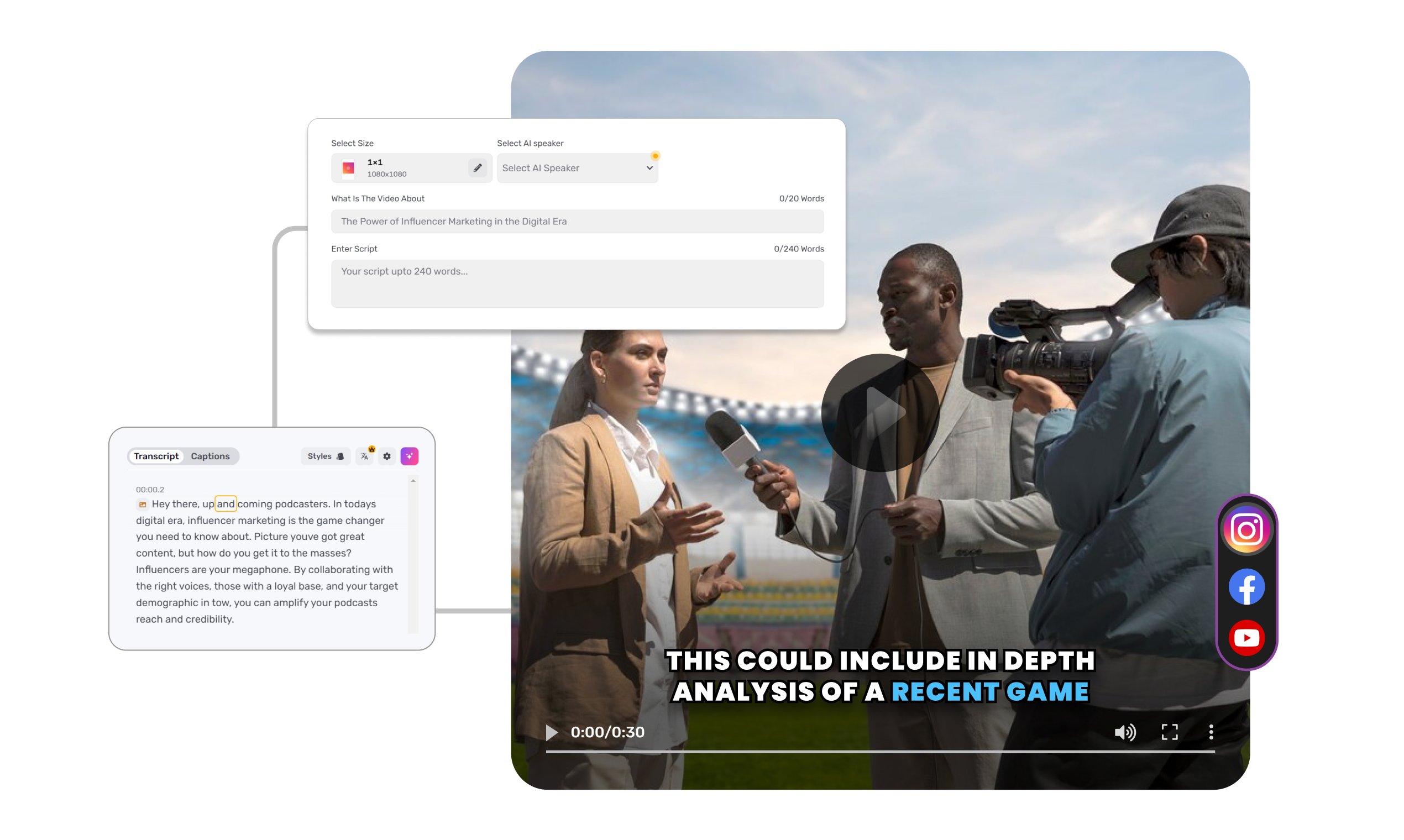 Transform Scripts into Scenes