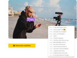 Generador de subtítulos en línea