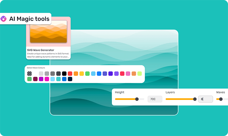 Easy Process to use SVG Wave Generator