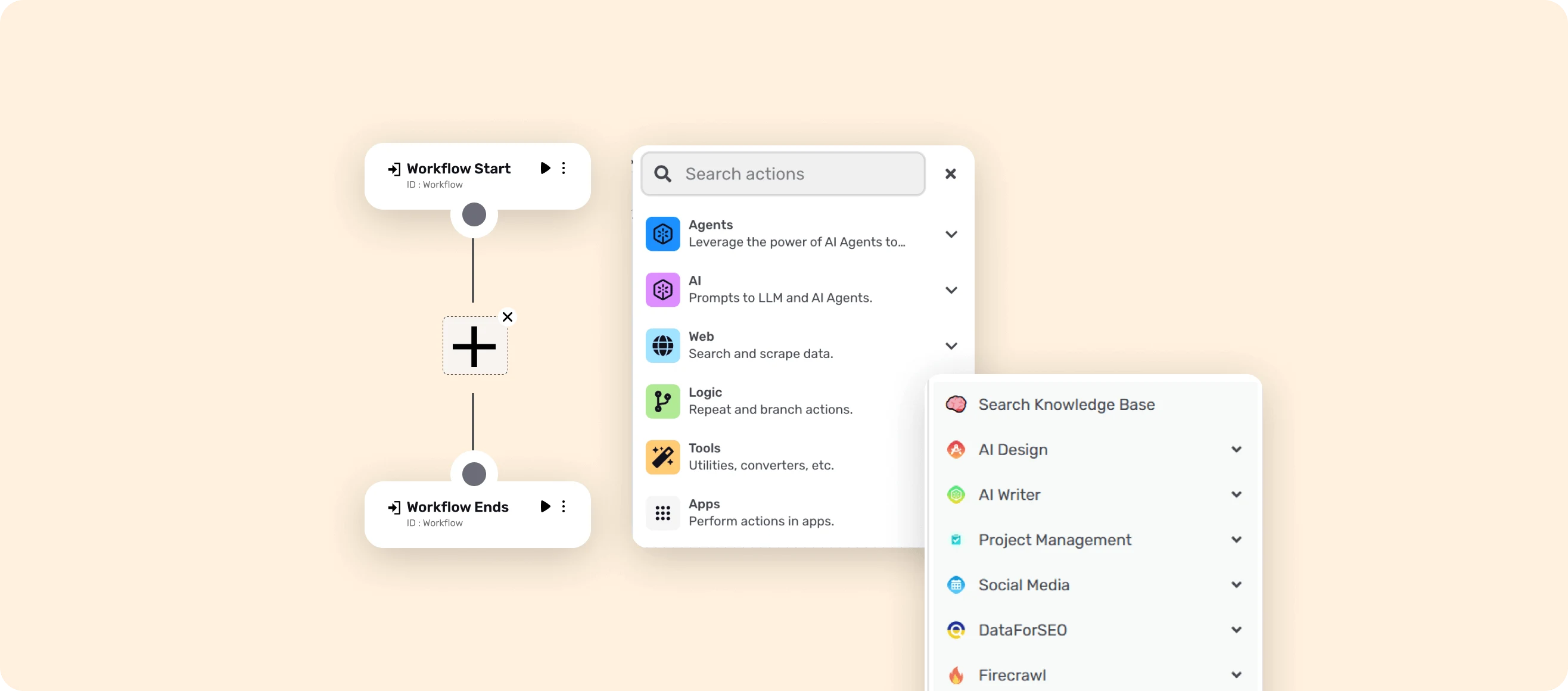 Visual Workflow Builder